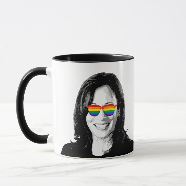 Kamala Harris Pride Tasse (Links)