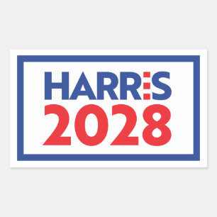 Kamala Harris Rechteckiger Aufkleber