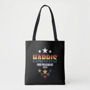 Kamala Harris Regenbogen Gay Pride LGBT Wahl 2024 Tasche
