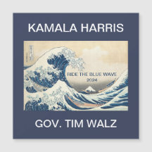 KAMALA HARRIS RIDE THE BLAUE WAVE 2024
