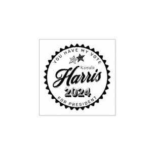 Kamala Harris Sie haben meine Stimme Gummistempel