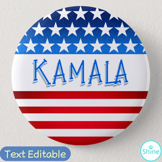 Kamala Harris Supporter Freiwilliger Fans von benu Button (Von Creator hochgeladen)