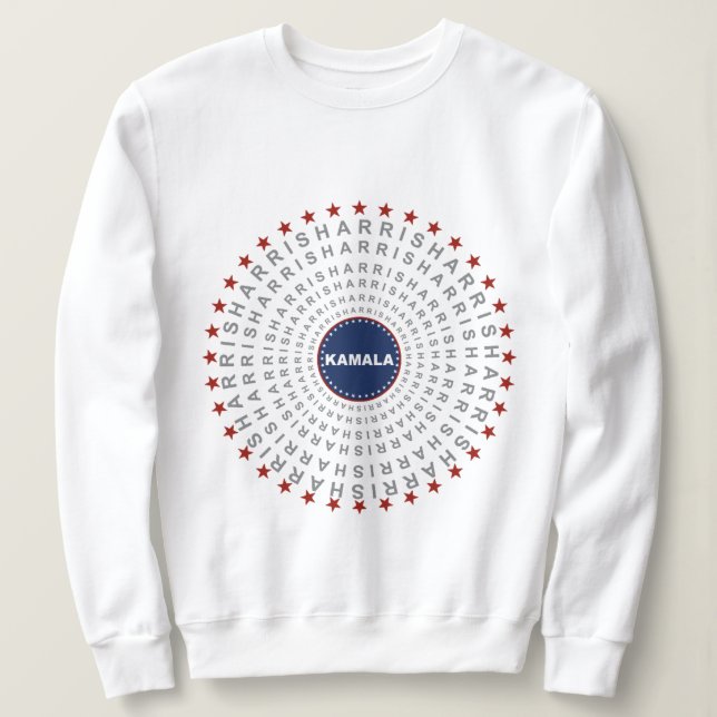 KAMALA HARRIS - Sweatshirt des Echos du Changement (Design devant)