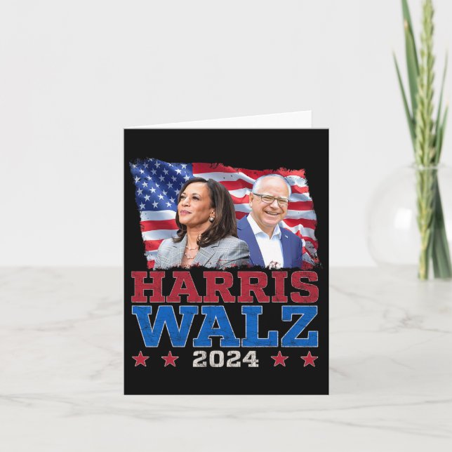 Kamala Harris T Karte (Vorderseite)