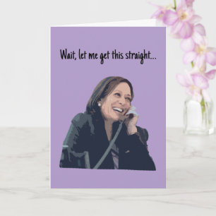 Kamala Harris Téléphone Appel Amusant carte de voe