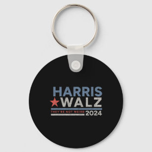 Kamala Harris Tim W Not Weird Schlüsselanhänger