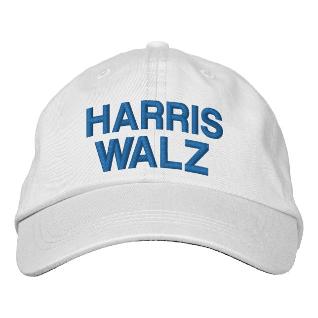 Kamala Harris Tim Walz 2024 Bestickte Baseballkappe (Vorderseite)
