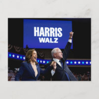 Kamala Harris Tim Walz Banner