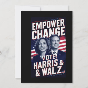 Kamala Harris & Tim Walz Einladung