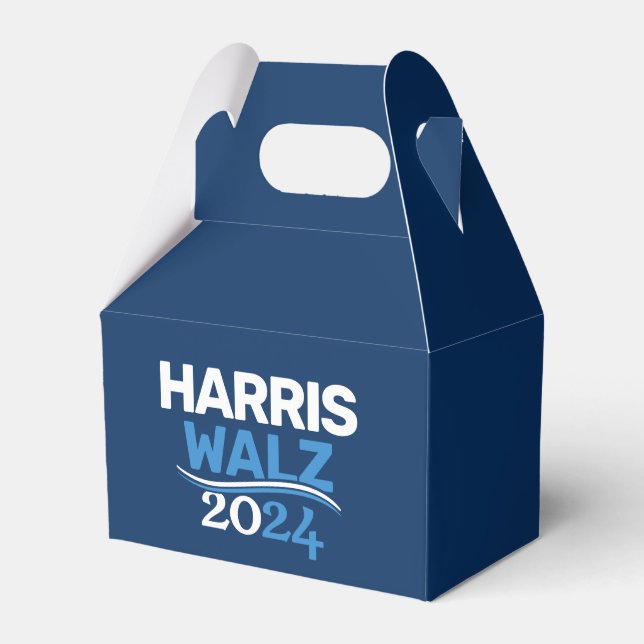 Kamala Harris Tim Walz Kampagne 2024 Präsident Geschenkschachtel (Vorderseite)