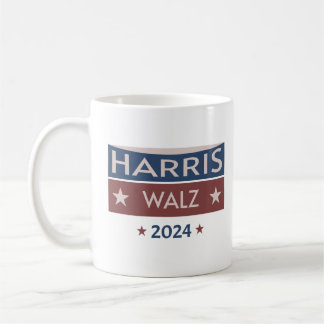 Kamala Harris Tim Walz Präsidentschaftswahl 2024 Kaffeetasse