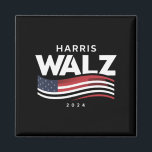 Kamala Harris Tim Walz Waltz Wahl 2024 Magnet<br><div class="desc">Kamala Harris Tim Walz Waltz Wahl 2024</div>