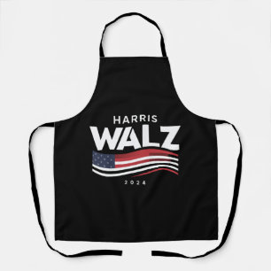 Kamala Harris Tim Walz Walzer 2024 Wahl Schürze