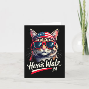 Kamala Harris Tim Wheimer Niedlich Cat Präsident F Karte
