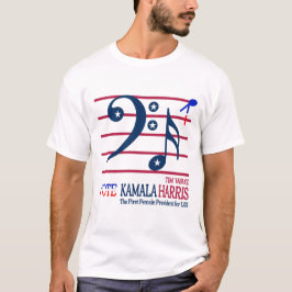 Kamala Harris und Tim Walz T-Shirt