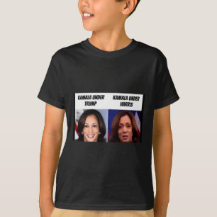 Kamala Harris unter Trump Lustiger Trump-Anhänger T-Shirt