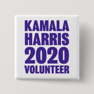 Kamala Harris Volunteer 2 Zoll Square Button