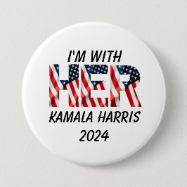 Kamala Harris Wahl 2024 Button