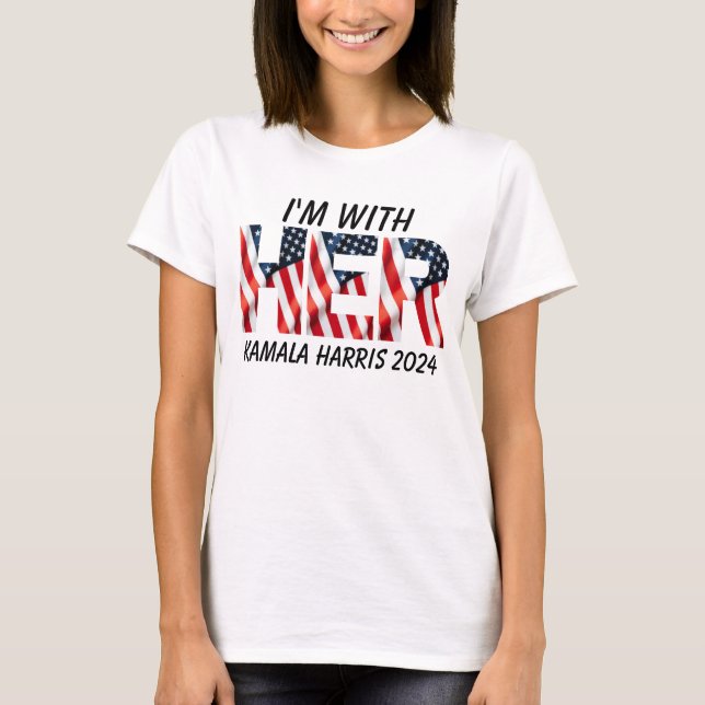 Kamala Harris Wahl 2024 T-Shirt (Vorderseite)