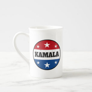 Kamala Harris Wahl 2024 V Prozellantasse