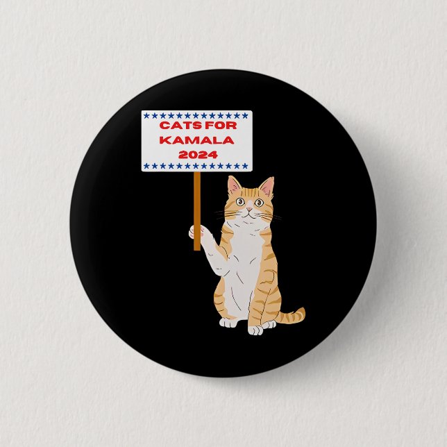 Kamala Harris wählt Präsident 2024 USA Button (Vorderseite)