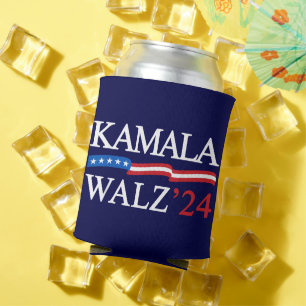 Kamala Harris Walz 2024 offensichtlich blau Dosenkühler