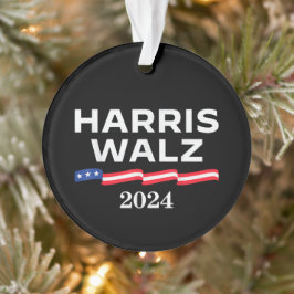 Kamala Harris Walz 2024 Ornament