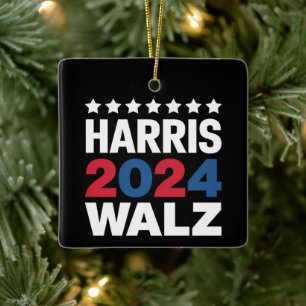 Kamala Harris Walz, Vizepräsident Keramikornament