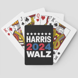 Kamala Harris Walz, Vizepräsident Spielkarten