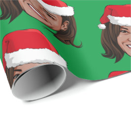 Kamala Harris Weihnachten Geschenkpapier