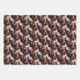 Kamala Harris Weihnachtsgeschenk Wrap Geschenkpapier Set