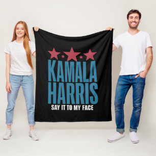 Kamala Harris, wenn Sie etwas Got haben, um es zu Fleecedecke