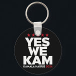 Kamala Harris Yes We Kam für US-Präsident 2024 Schlüsselanhänger<br><div class="desc">Kamala Harris Yes We Kam für US-Präsident 2024</div>