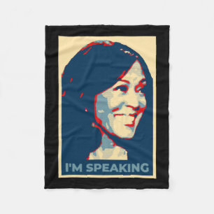 Kamala Harris Zitat Vp Debatte 2020 Poster Fleecedecke