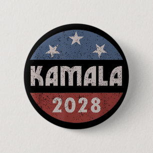 Kamala Harris zur Präsidentin Kamala Harris 2028 Button