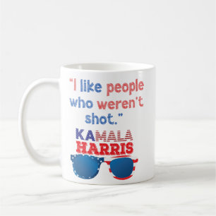 Kamala Harris zur Präsidentschaft 2024 lustiger An Kaffeetasse