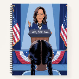 KAMALA HARRIS'S NIECE - Doppelseitiges Notebook Notizbuch