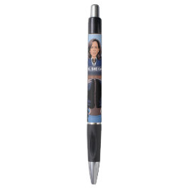 KAMALA HARRIS'S NIECE - JA, SIE KANN Notebook Kugelschreiber