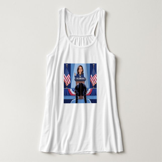 KAMALA HARRIS'S NIECE TANK TOP (Design Vorderseite)