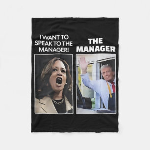 Kamala, ich möchte mit dem Geschäftsführer spreche Fleecedecke