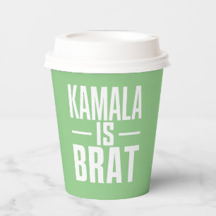 Kamala is Brat Pappbecher