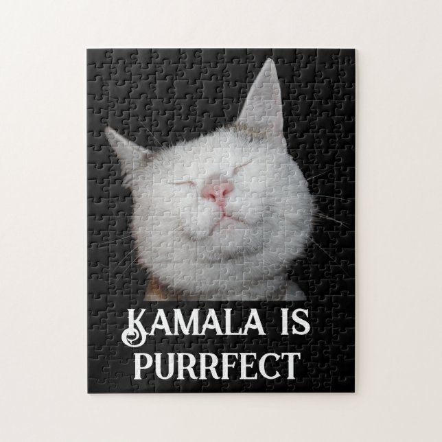 Kamala ist Purrfect (Vertikal)