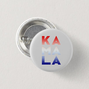 kamala Ka ma la 3 Silben rot-blau grau Button