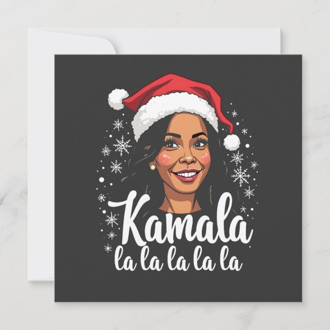 Kamala La La Kamala Harris Weihnachten Weihnachten (Vorderseite)
