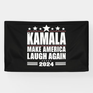 Kamala Lachen Sie Amerika wieder Amerikanische Fla Banner
