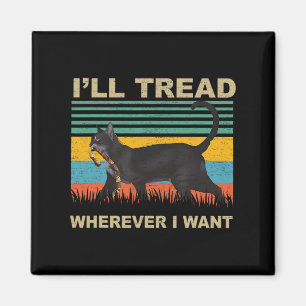 Kamala Lady Cat 2024 I'll Tread Wo immer ich Wollt Magnet