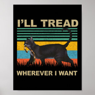 Kamala Lady Cat 2024 I'll Tread Wo immer ich Wollt Poster