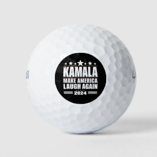 Kamala Mach Amerika wieder zum Lachen Amerikanisch Golfball