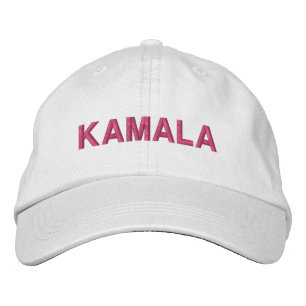 Kamala moderne heiße rosa Typografie individuell Bestickte Baseballkappe