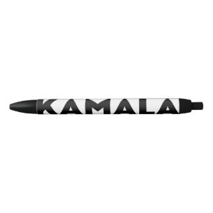 Kamala moderne, mutige Typografie schwarz-weiß Kugelschreiber